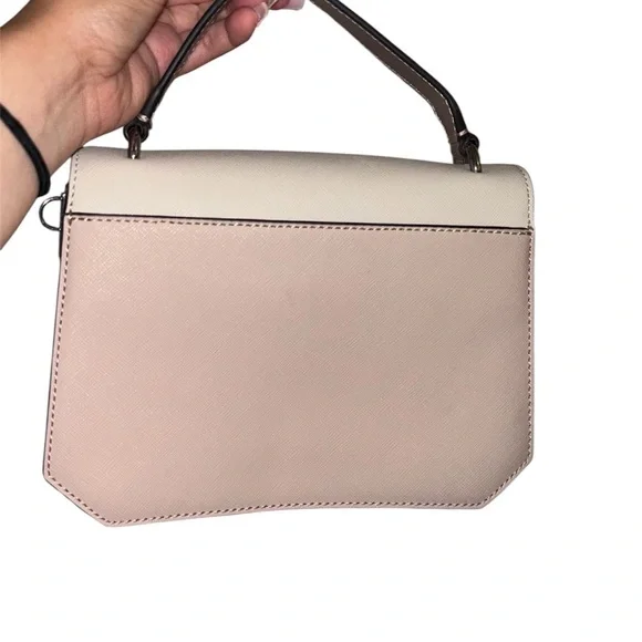 GUESS Cream and Pink Shoulder Bag - Picture 2 of 3